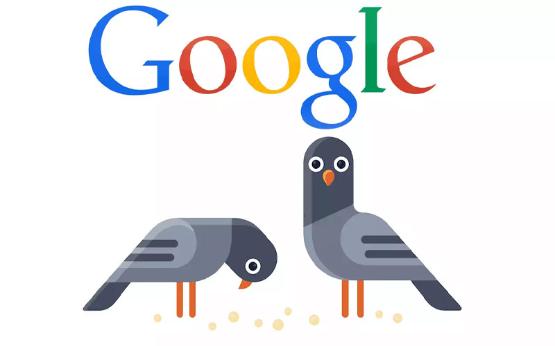 الگوریتم کبوتر Pigeon گوگل