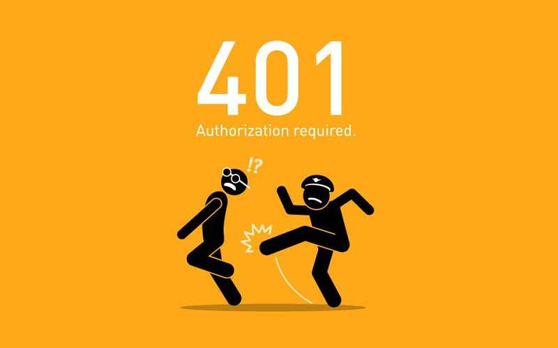 رفع خطای 401